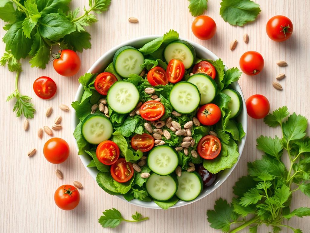 Ensalada verde fresca